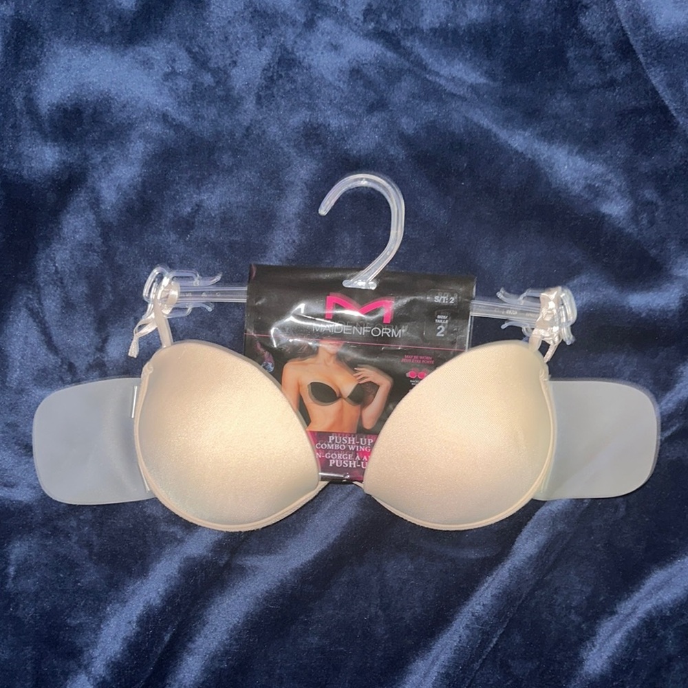 Maidenform Cream Convertible Strapless Bra